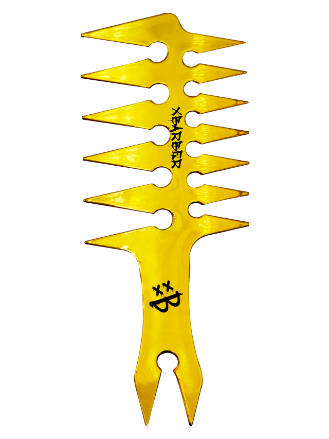 TeXBarber Comb Gold