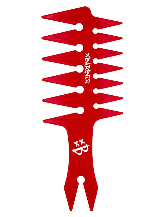 TeXBarber Comb Red